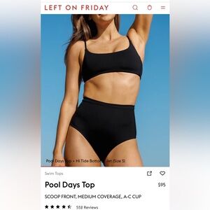 Left On Friday Black Top